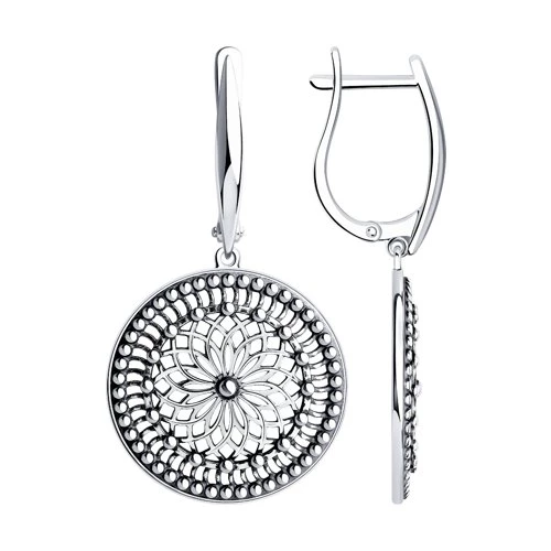 Серьги из серебра 925 пробы