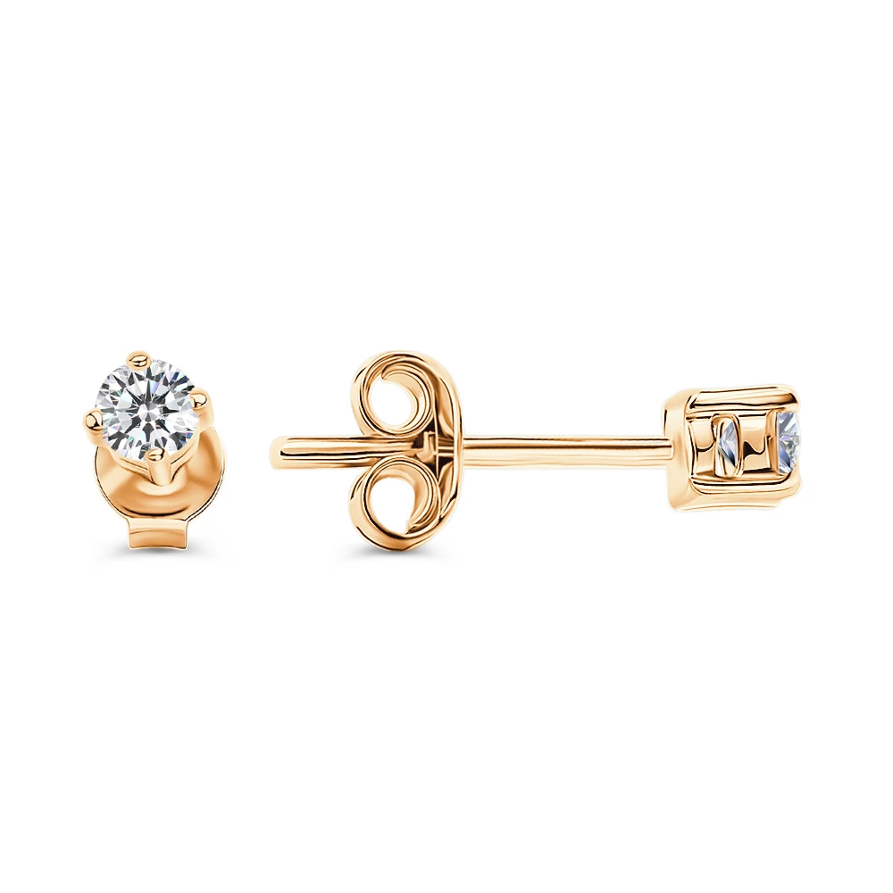 Серьги с фианитами из серебра 925 пробы 3