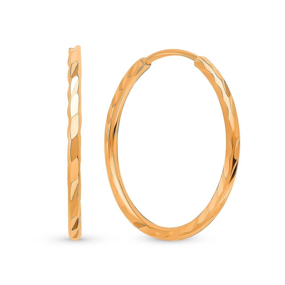 Серьги конго из серебра 925 пробы 2