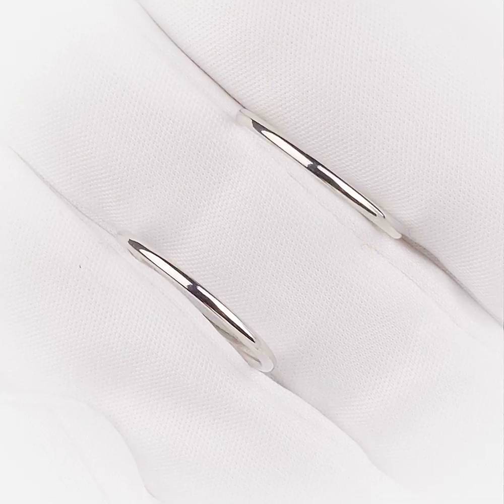 Серьги конго из серебра 925 пробы 1
