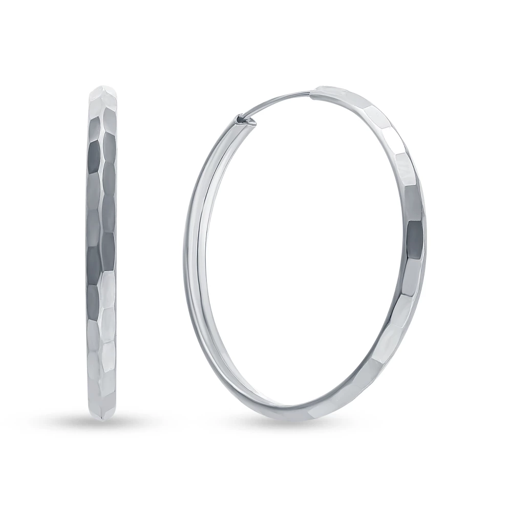 Серьги конго из серебра 925 пробы 1