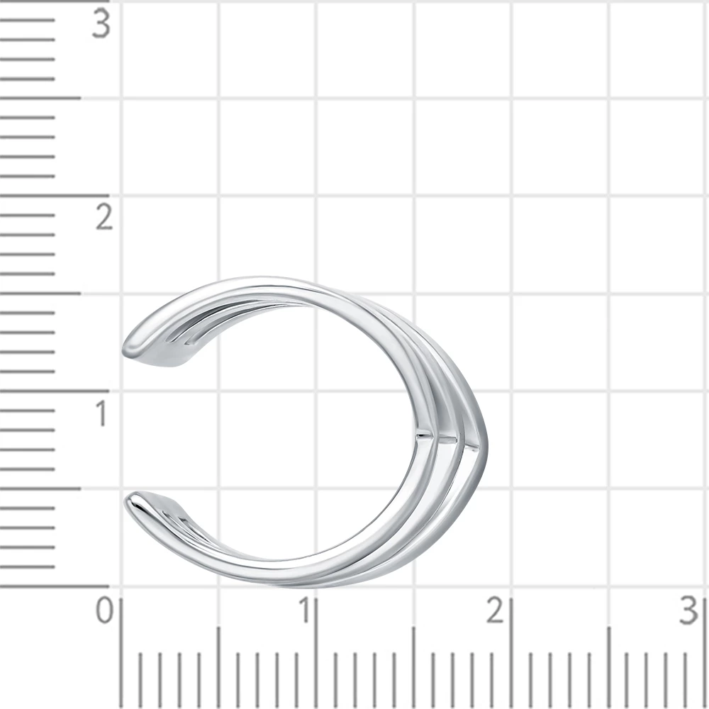 Серьга из серебра 925 пробы 3
