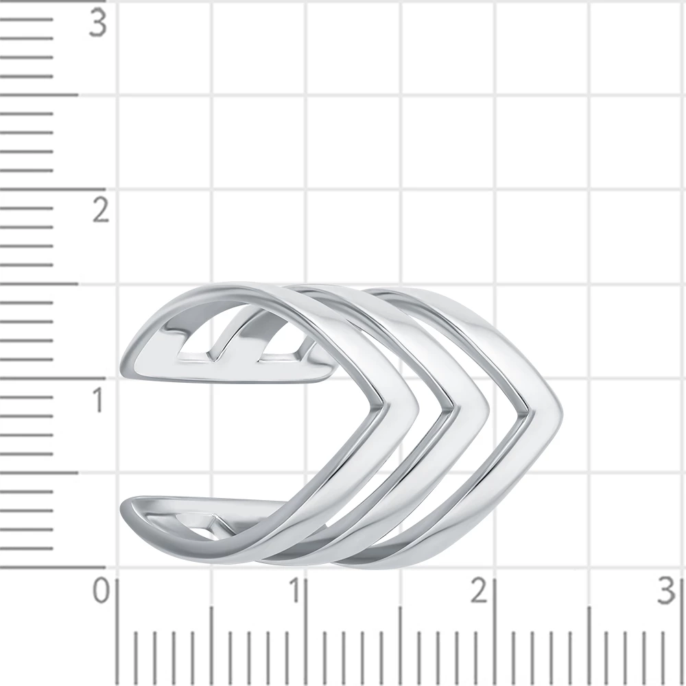Серьга из серебра 925 пробы 2