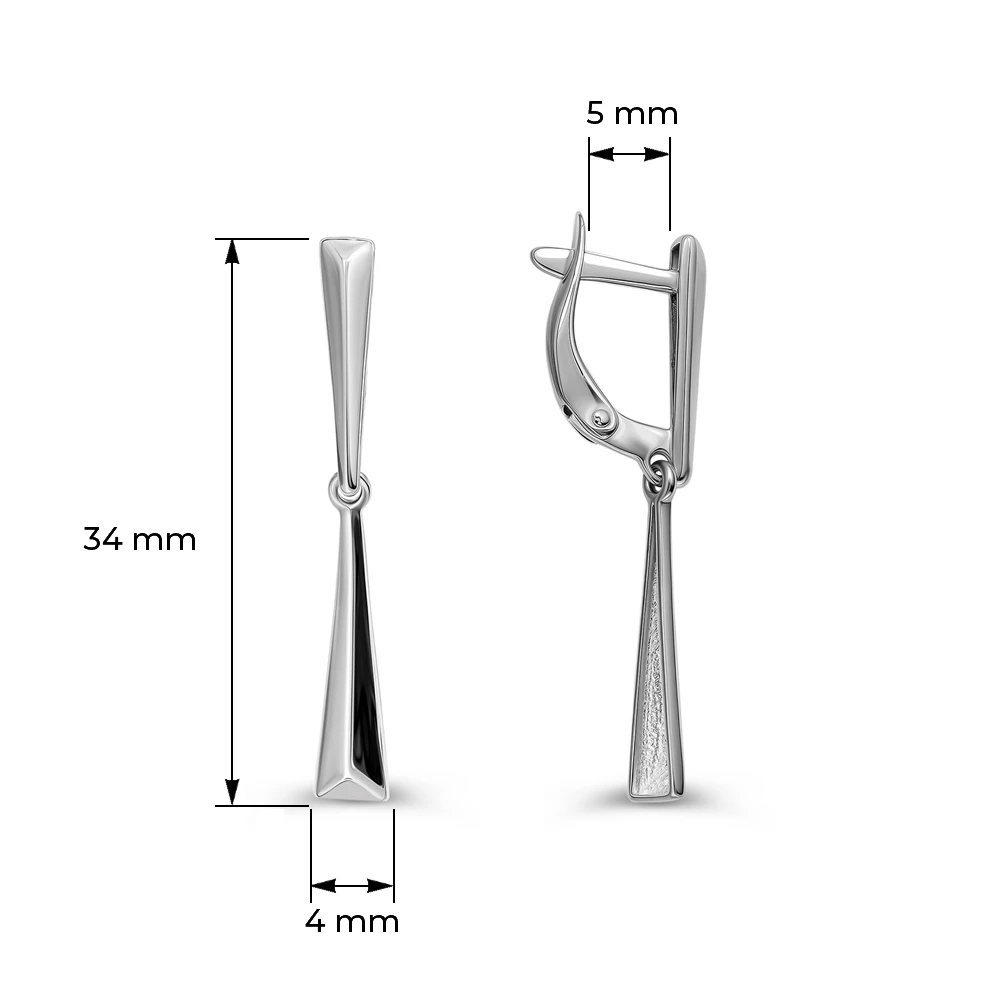 Серьги из серебра 925 пробы 5