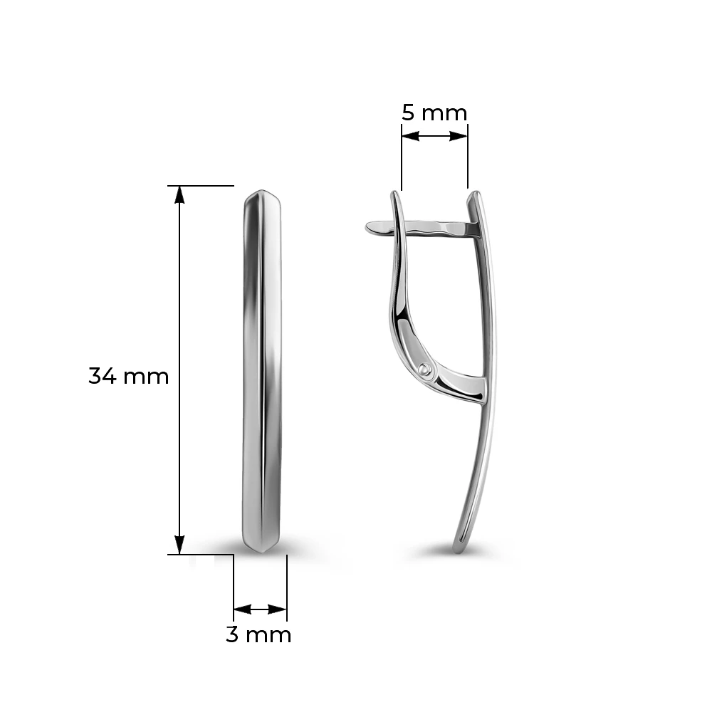 Серьги из серебра 925 пробы 4