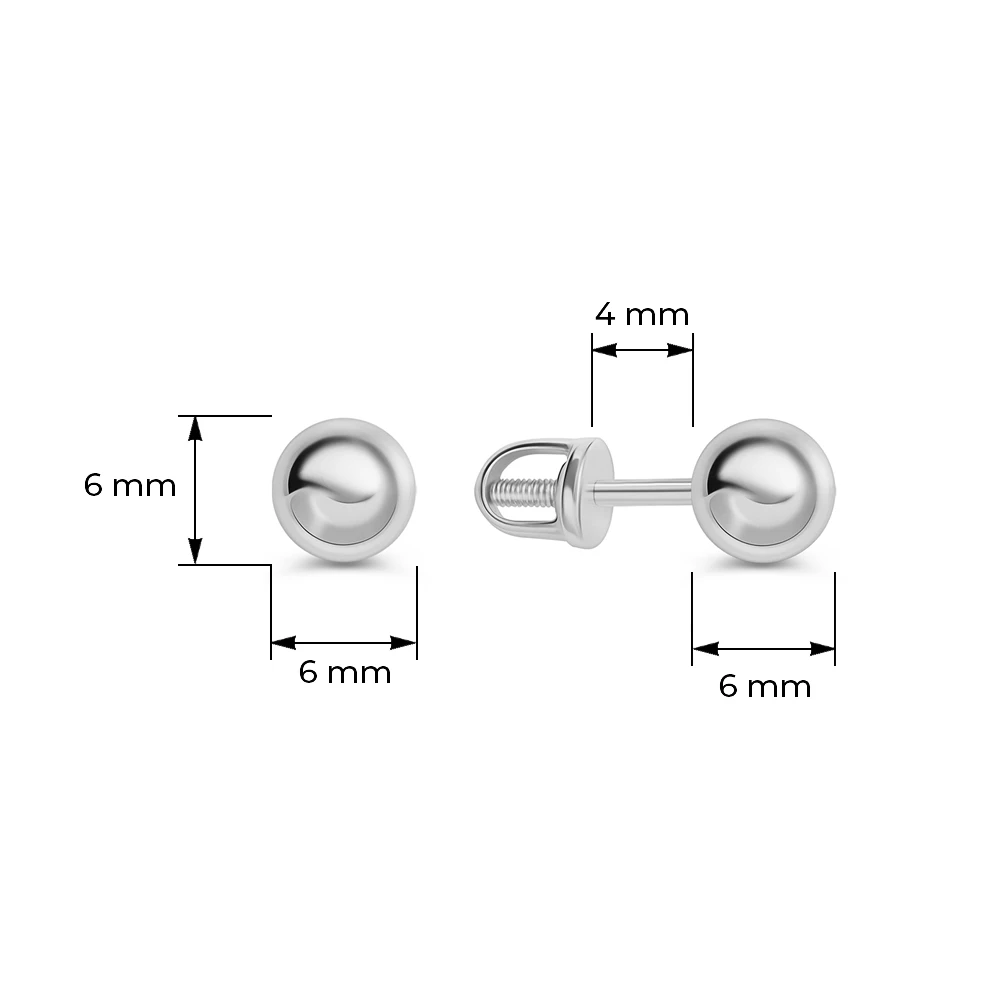 Серьги из серебра 925 пробы