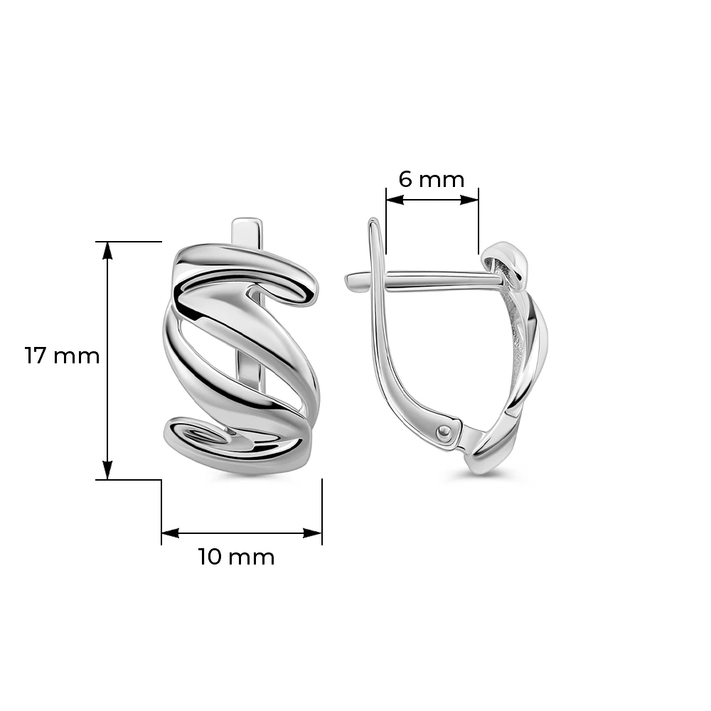 Серьги из серебра 925 пробы 3