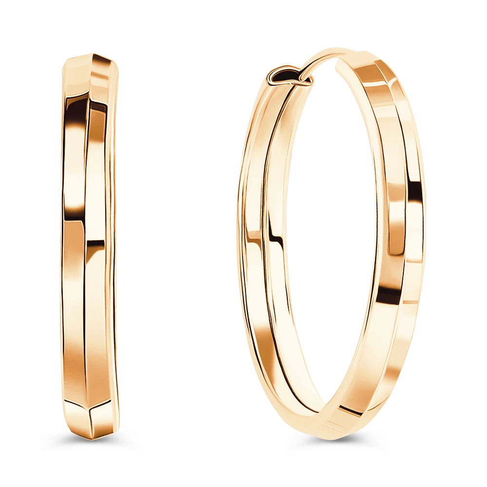 Серьги конго из серебра 925 пробы 1
