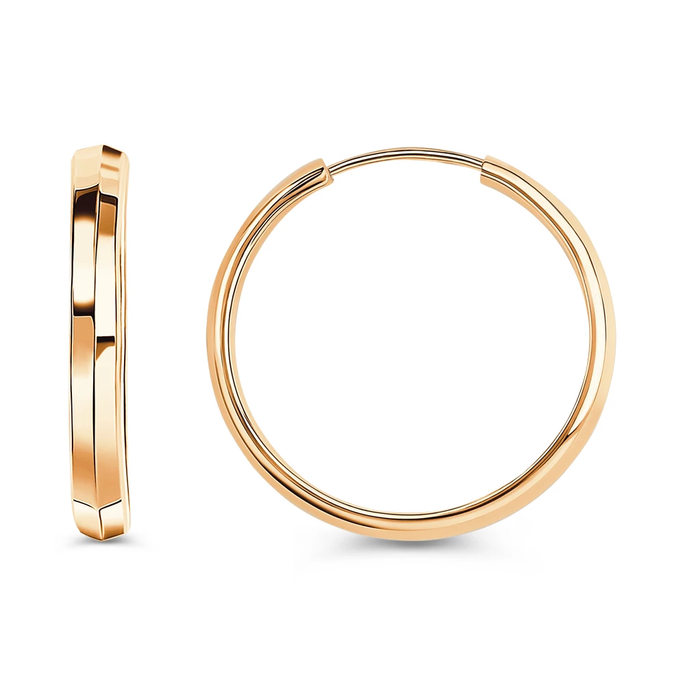 Серьги конго из серебра 925 пробы 2