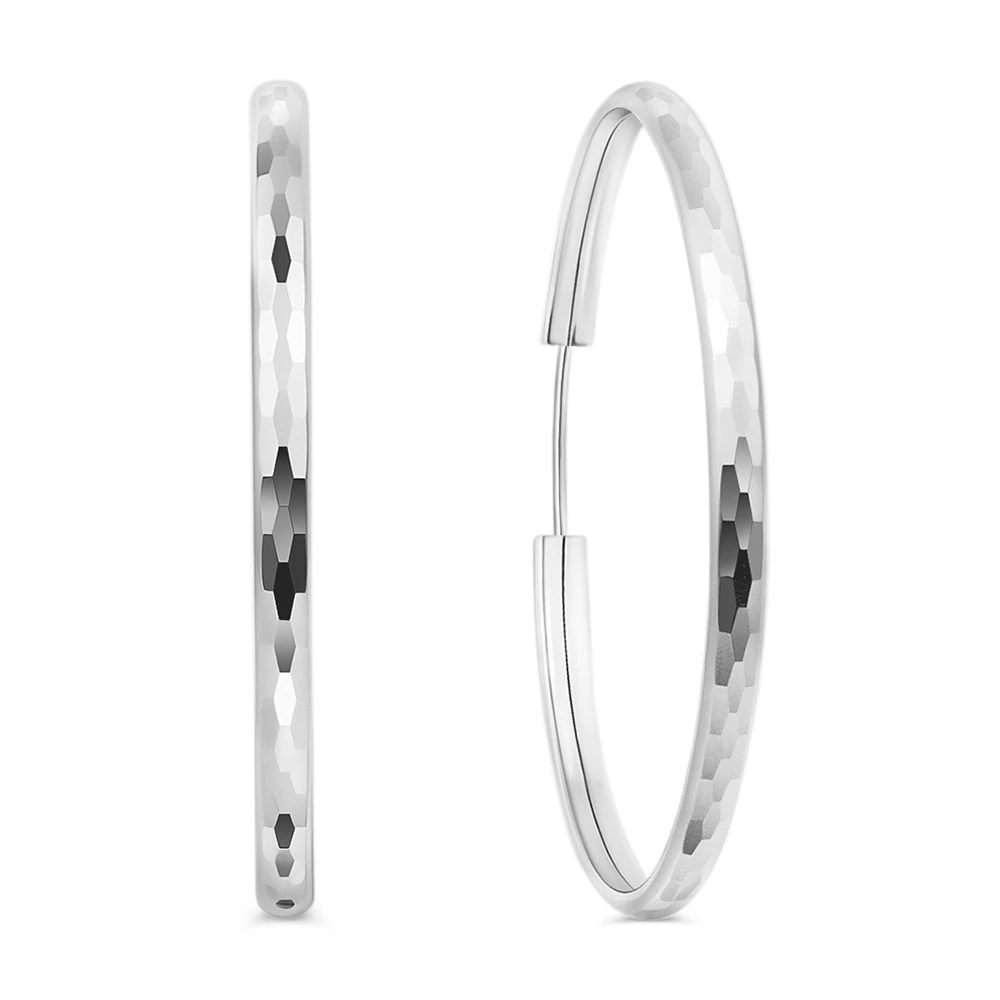Серьги конго из серебра 925 пробы 1
