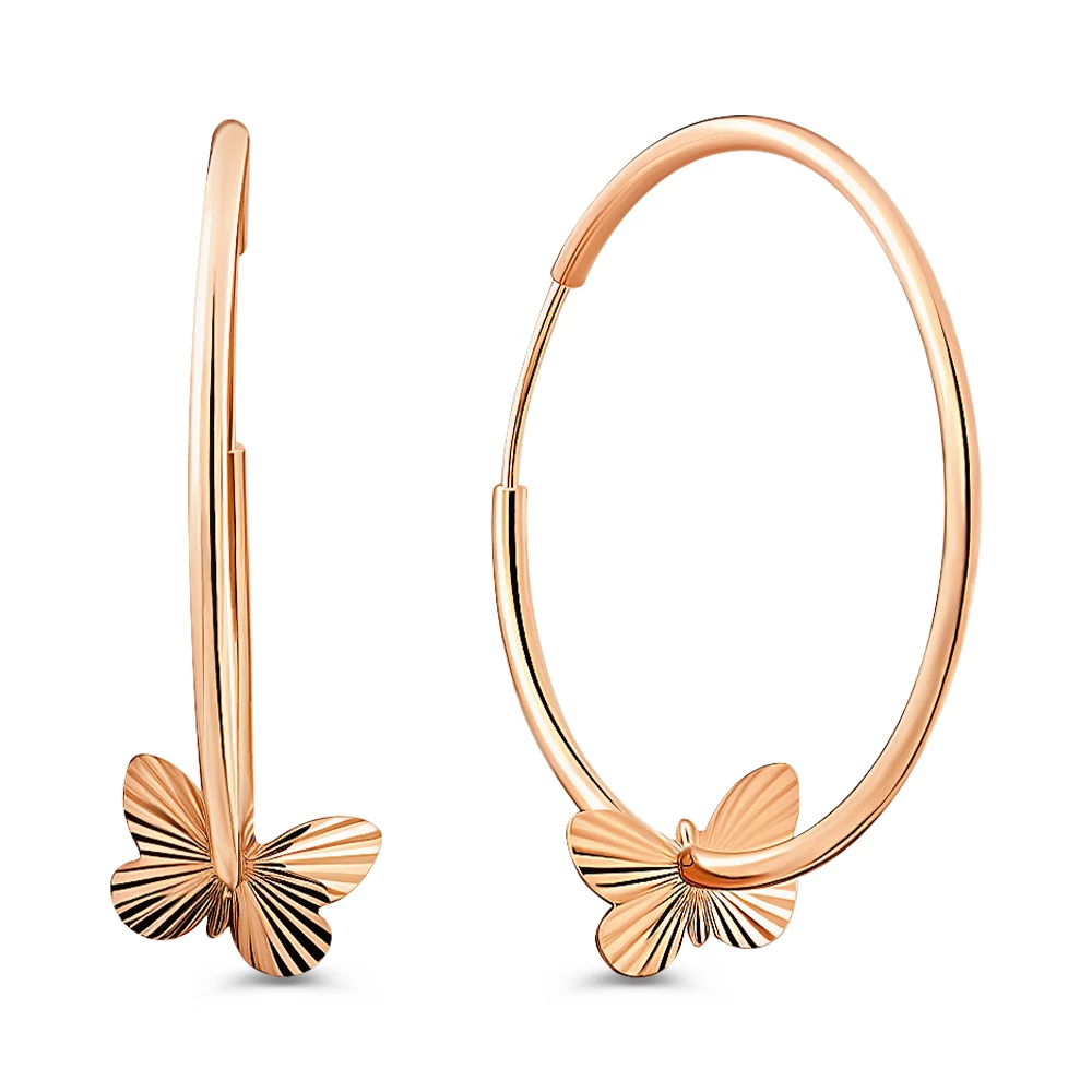 Серьги конго из серебра 925 пробы 1