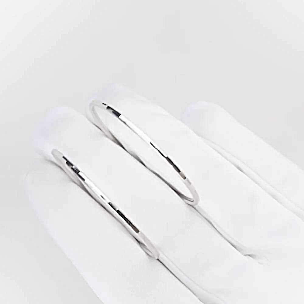 Серьги конго из серебра 925 пробы 1