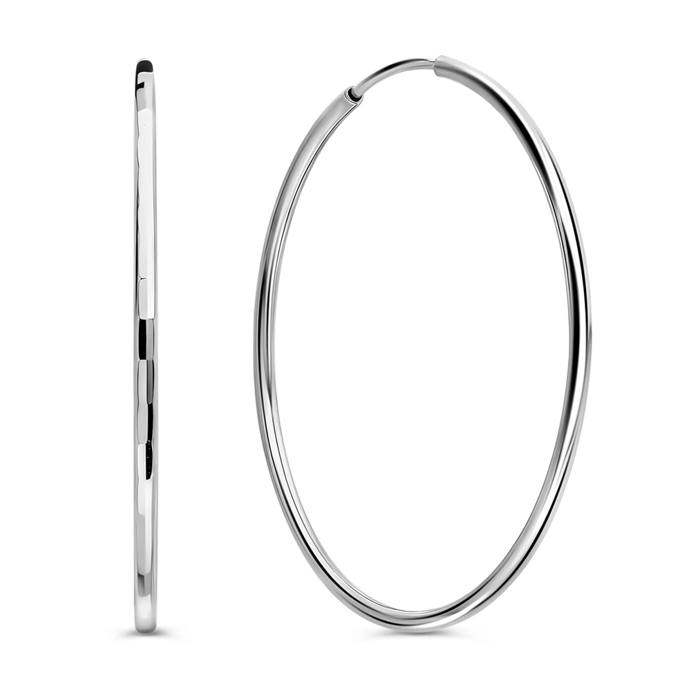 Серьги конго из серебра 925 пробы 2