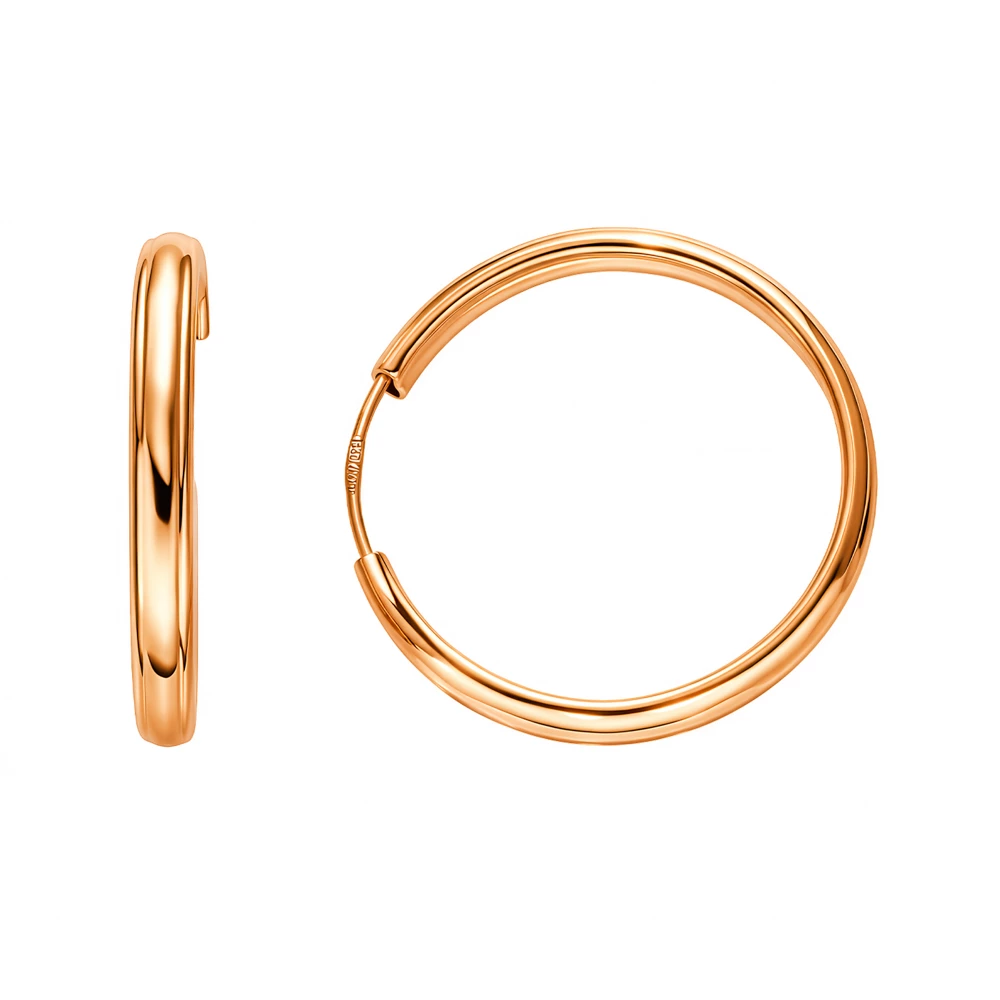 Серьги конго из серебра 925 пробы 2