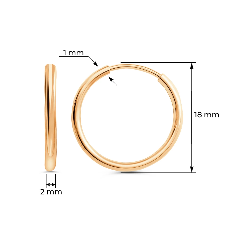 Серьги конго из серебра 925 пробы 4