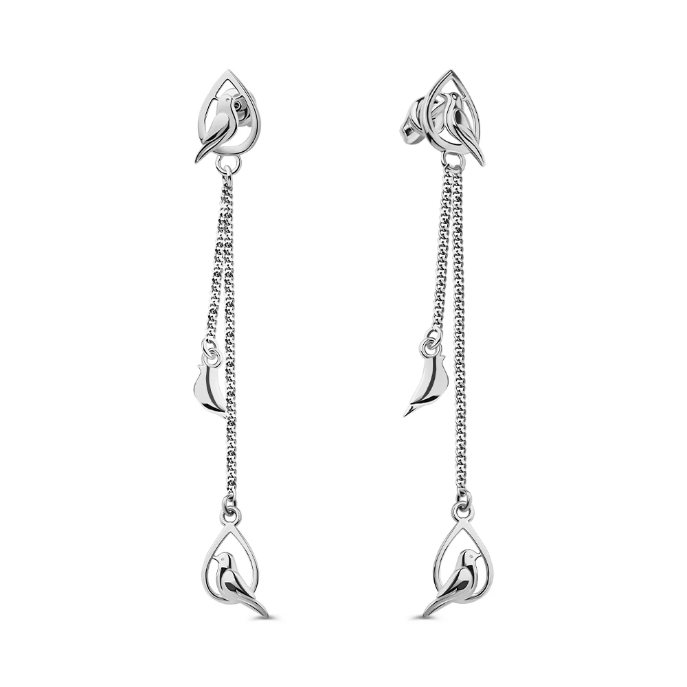 Серьги из серебра 925 пробы