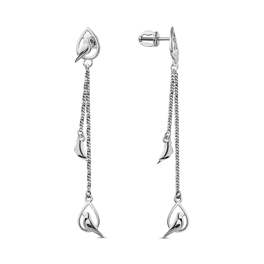Серьги из серебра 925 пробы