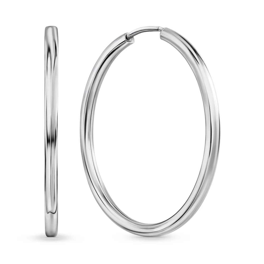 Серьги конго из серебра 925 пробы 1