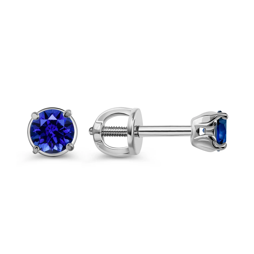 Серьги с фианитами из серебра 925 пробы 2