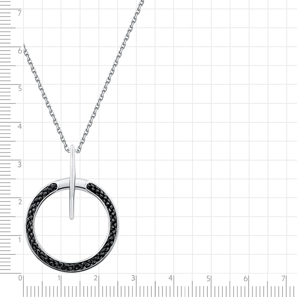 Колье из серебра 925 пробы