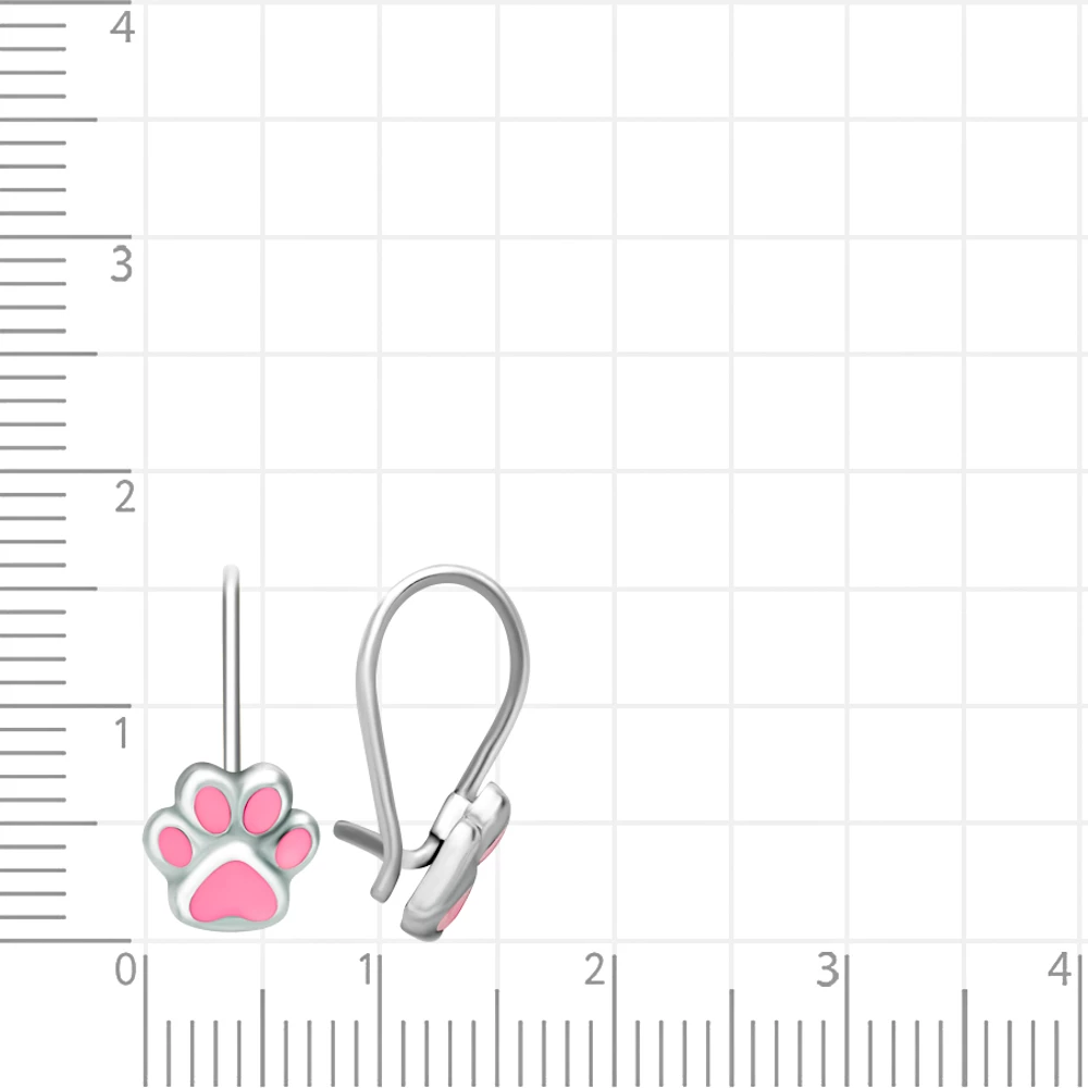 Серьги детские из серебра 925 пробы