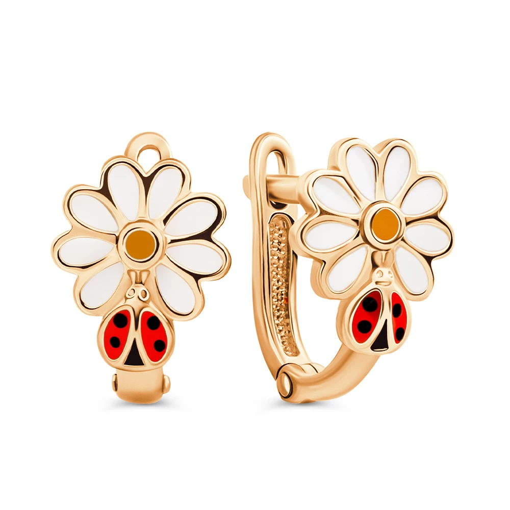 Серьги детские из серебра 925 пробы