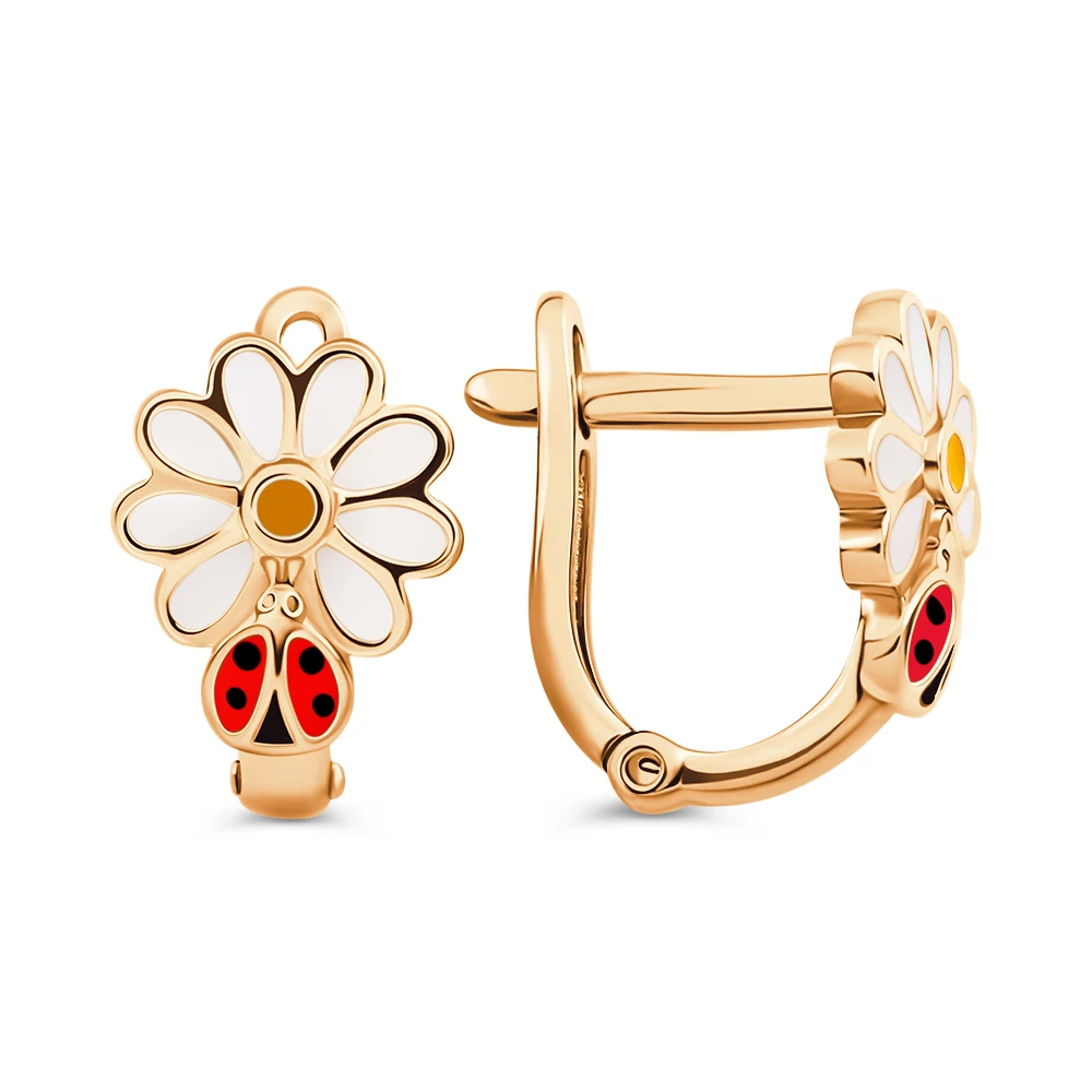 Серьги детские из серебра 925 пробы
