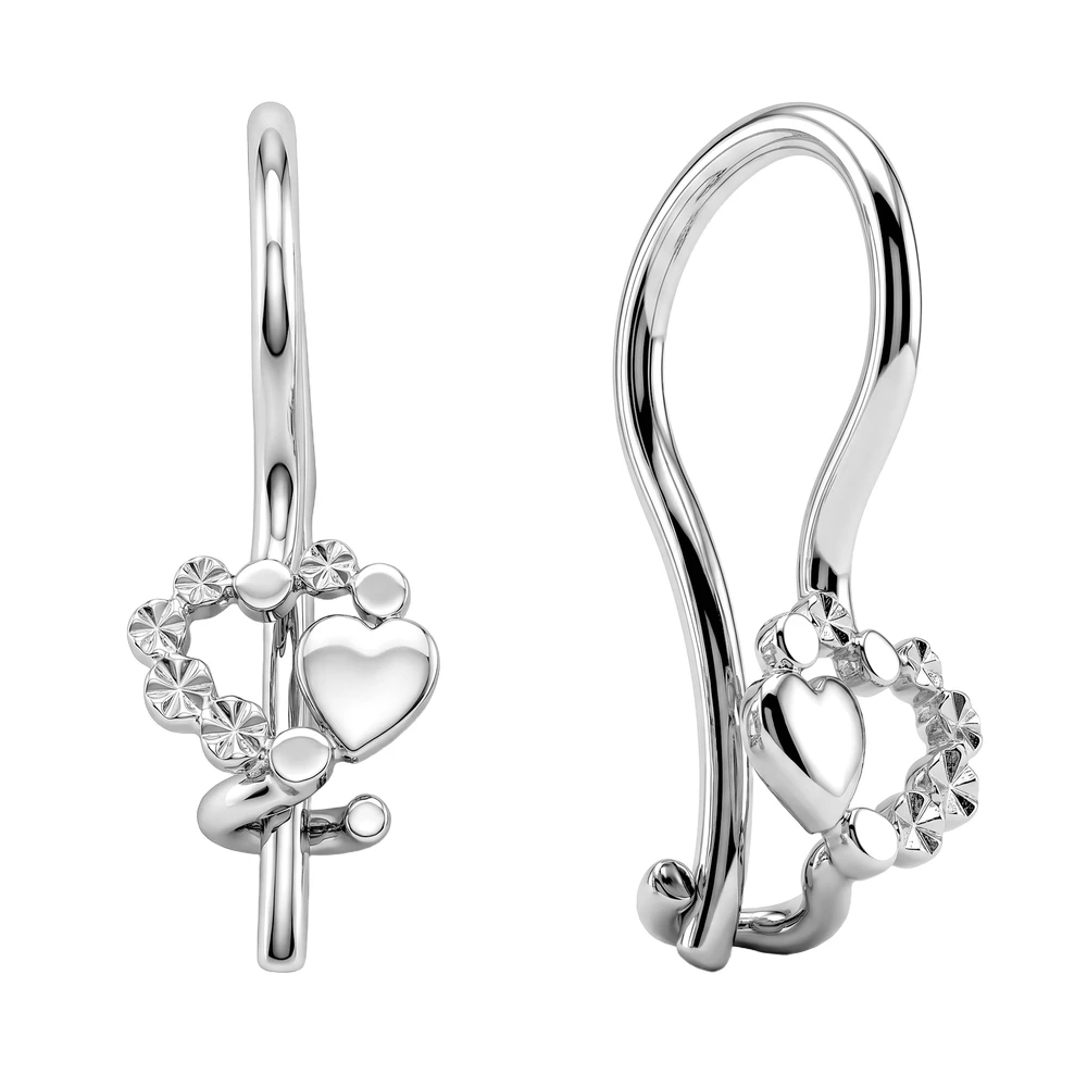 Серьги детские из серебра 925 пробы