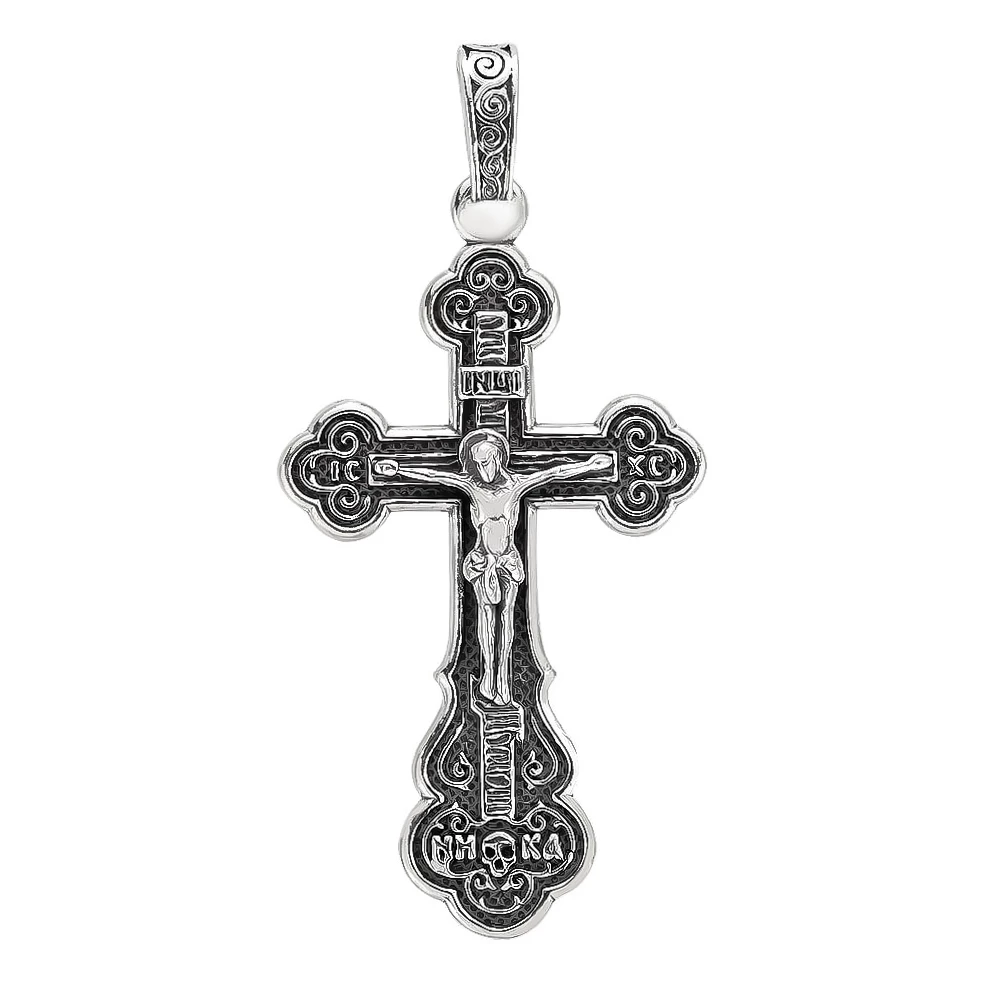 Крестик из серебра 925 пробы