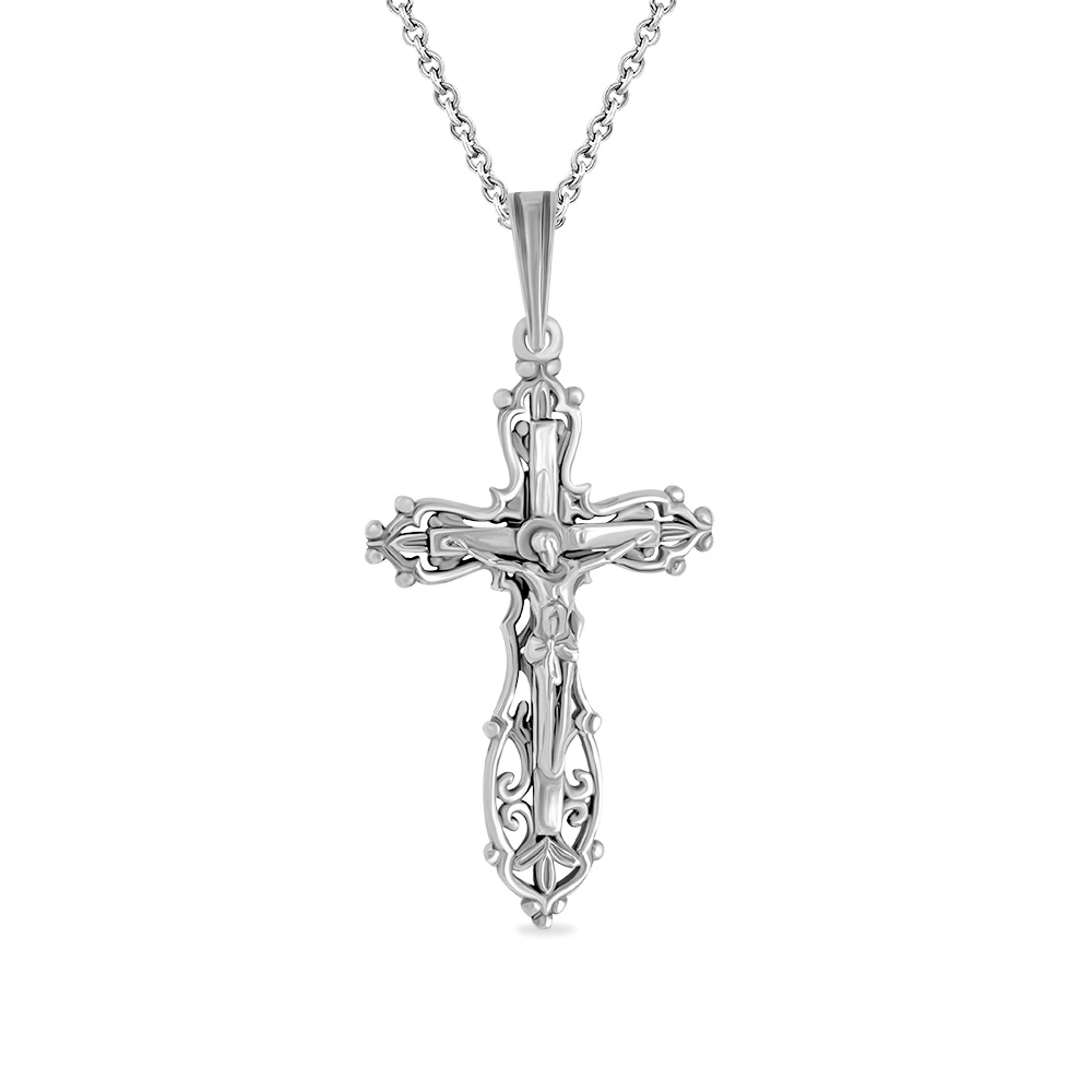 Крестик из серебра 925 пробы