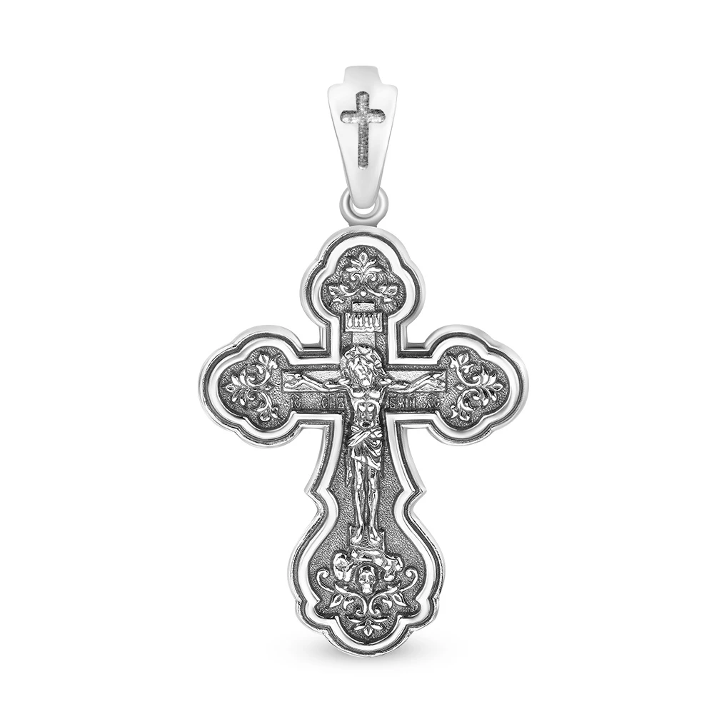 Крестик из серебра 925 пробы 2