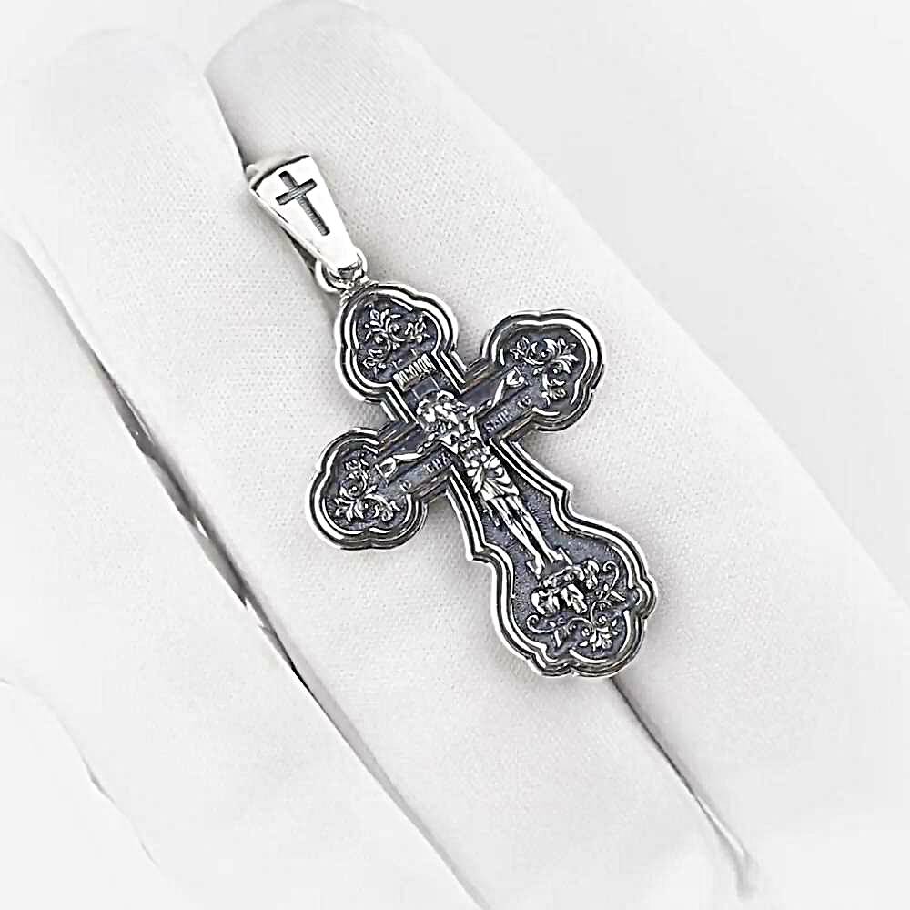 Крестик из серебра 925 пробы 1