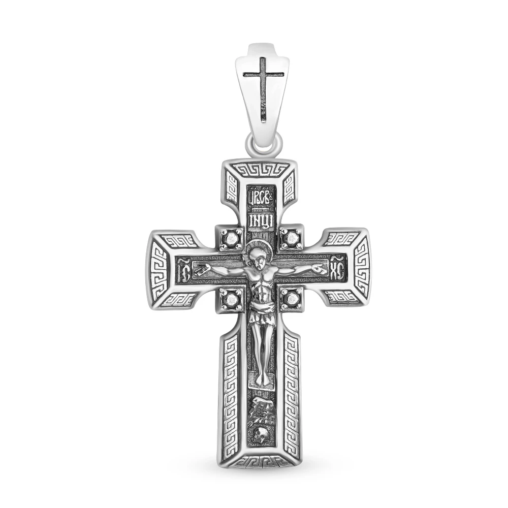 Крестик из серебра 925 пробы