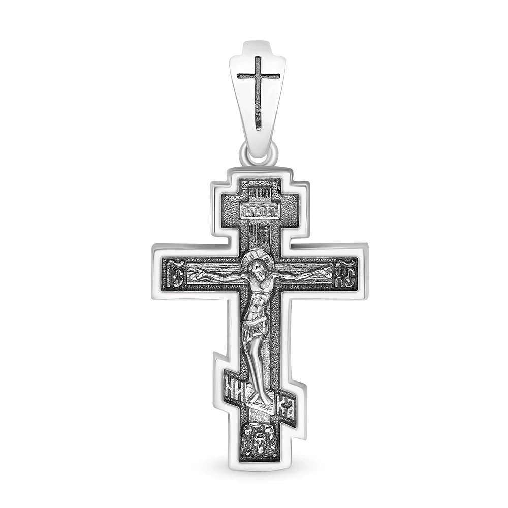 Крестик из серебра 925 пробы