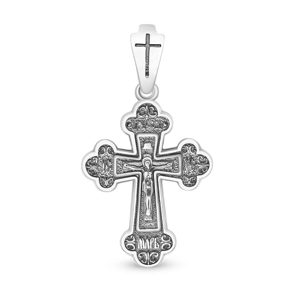 Крестик из серебра 925 пробы