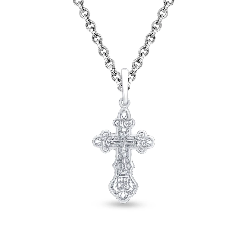 Крестик из серебра 925 пробы