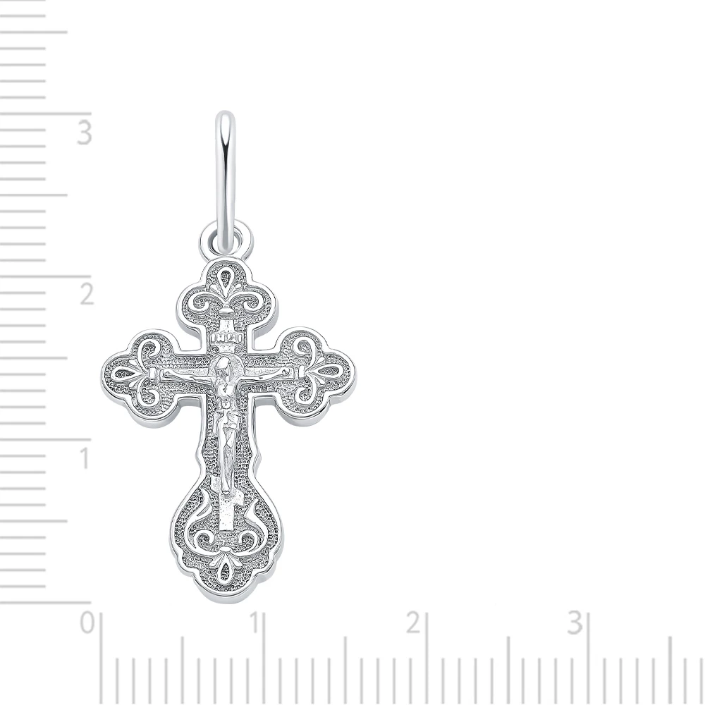Крестик из серебра 925 пробы