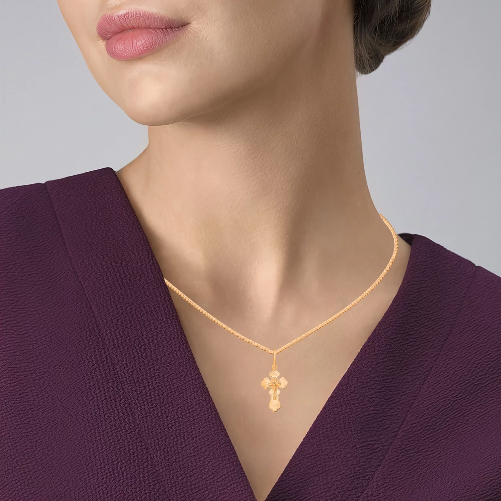 Крестик из серебра 925 пробы