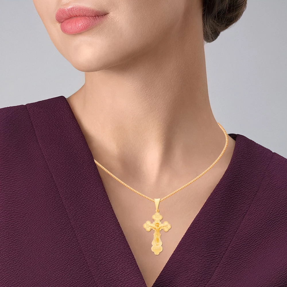 Крестик из серебра 925 пробы