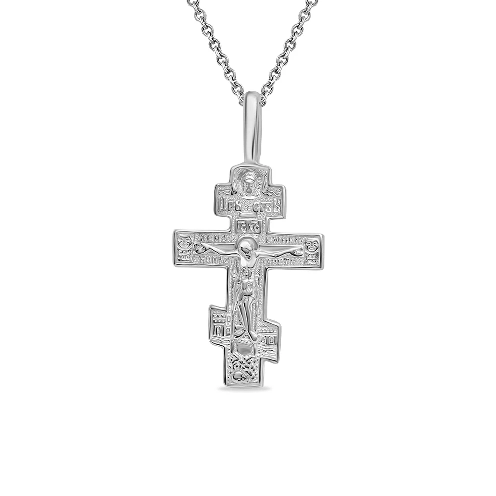 Крестик из серебра 925 пробы