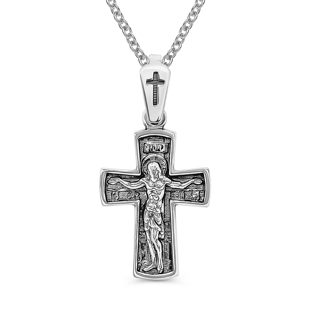 Крестик из серебра 925 пробы 2
