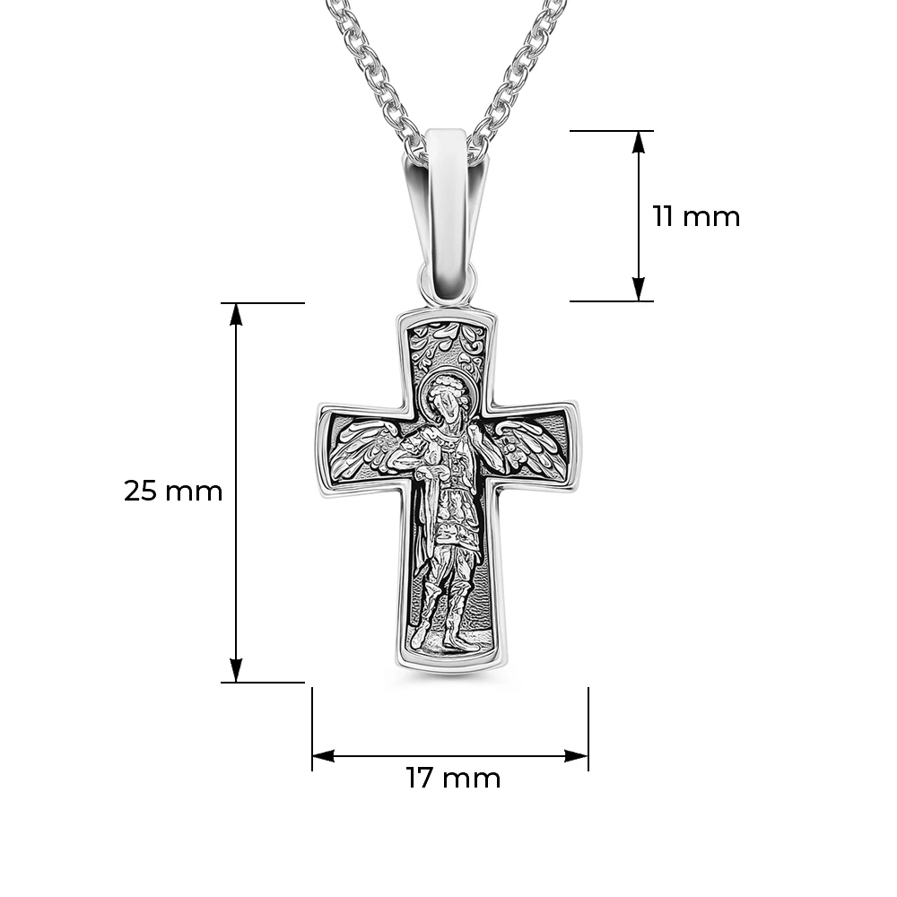Крестик из серебра 925 пробы 4