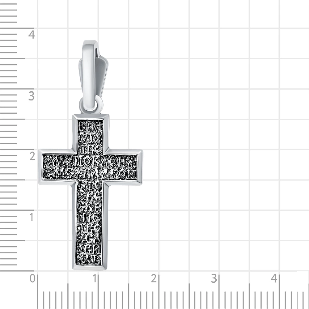 Крестик из серебра 925 пробы