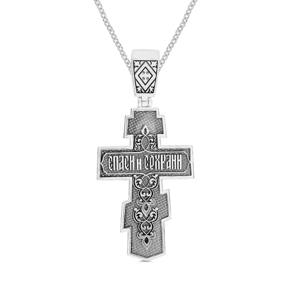 Крестик из серебра 925 пробы
