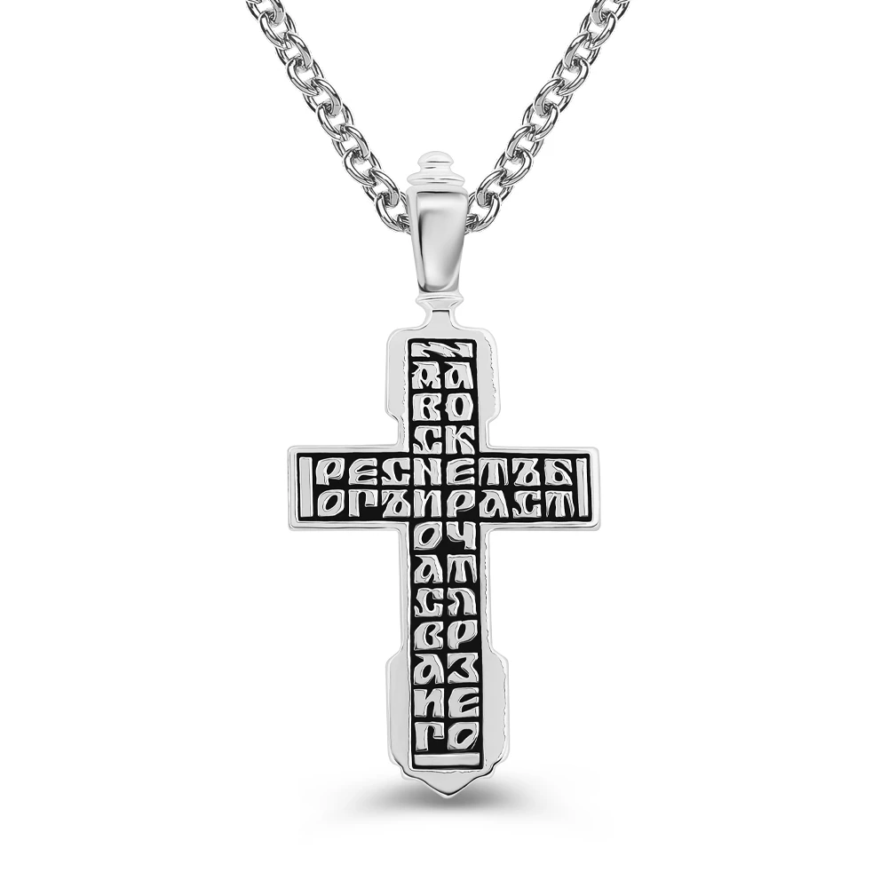 Крестик из серебра 925 пробы 3