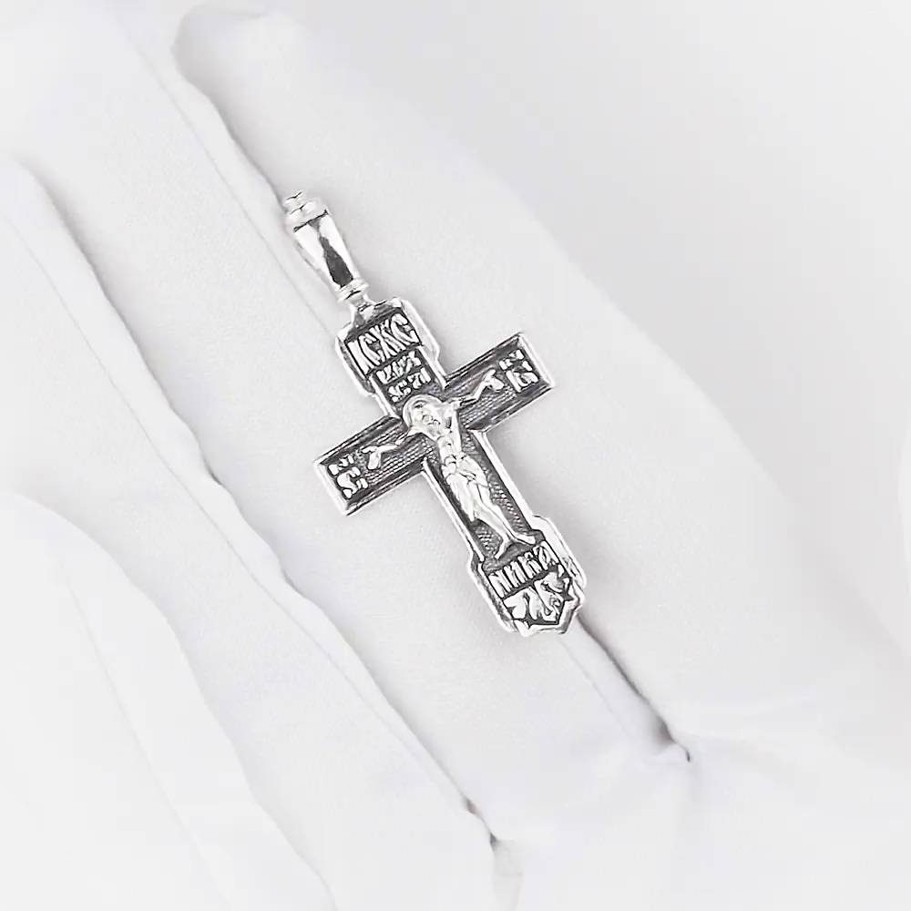 Крестик из серебра 925 пробы 1