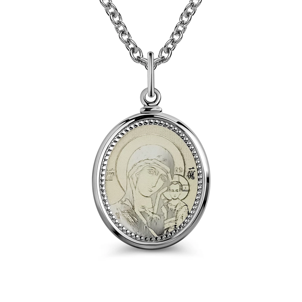 Икона Казанская из серебра 925 пробы