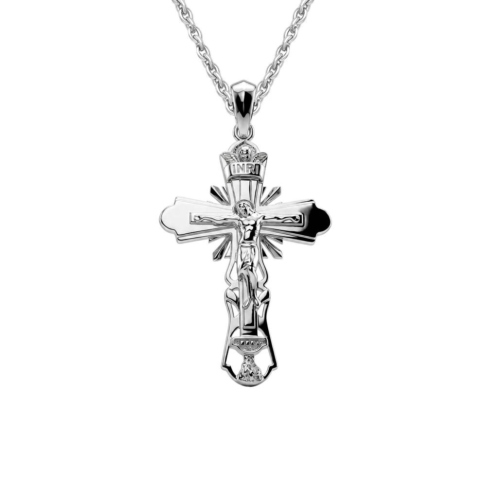 Крестик из серебра 925 пробы
