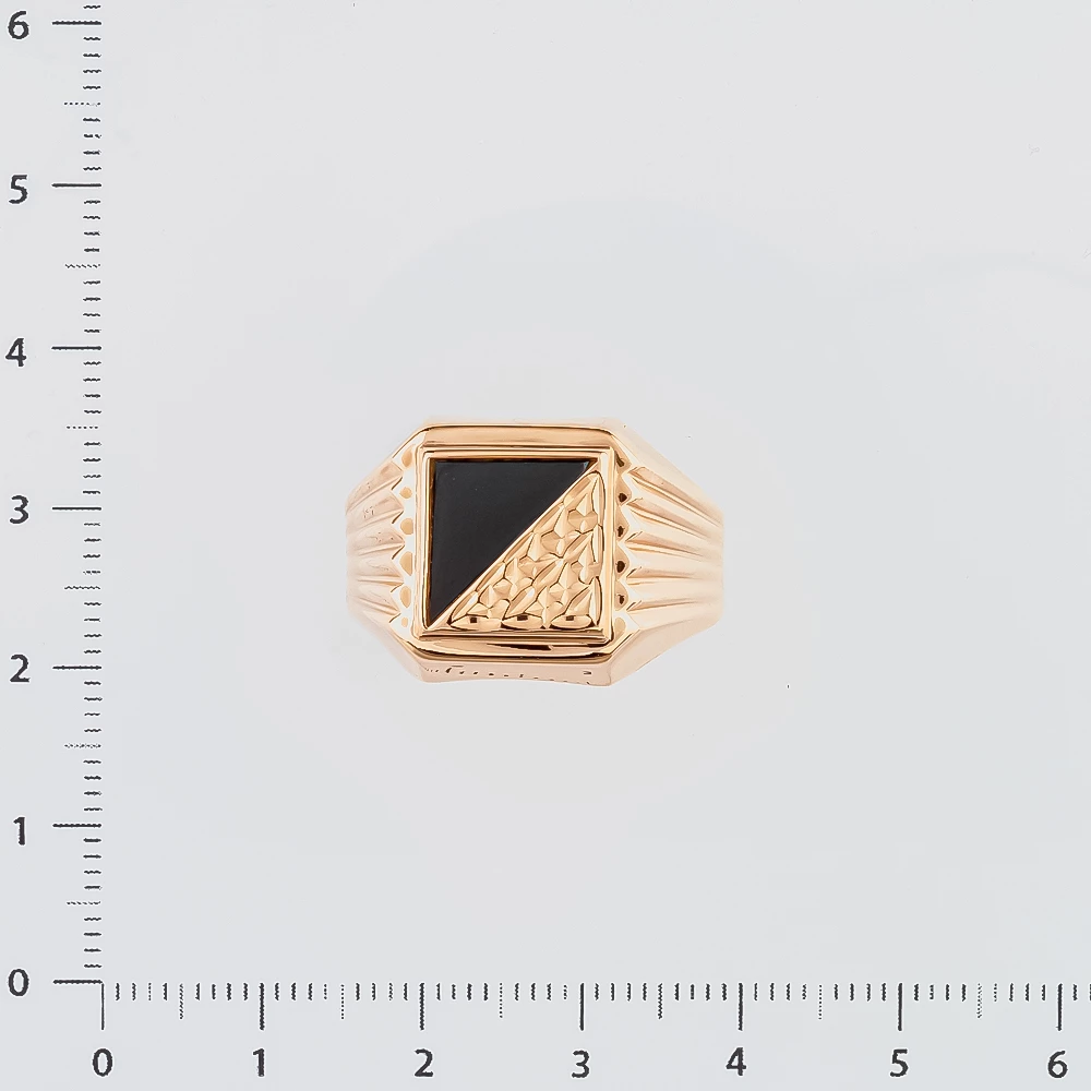 Кольцо из красного золота 585 пробы 2