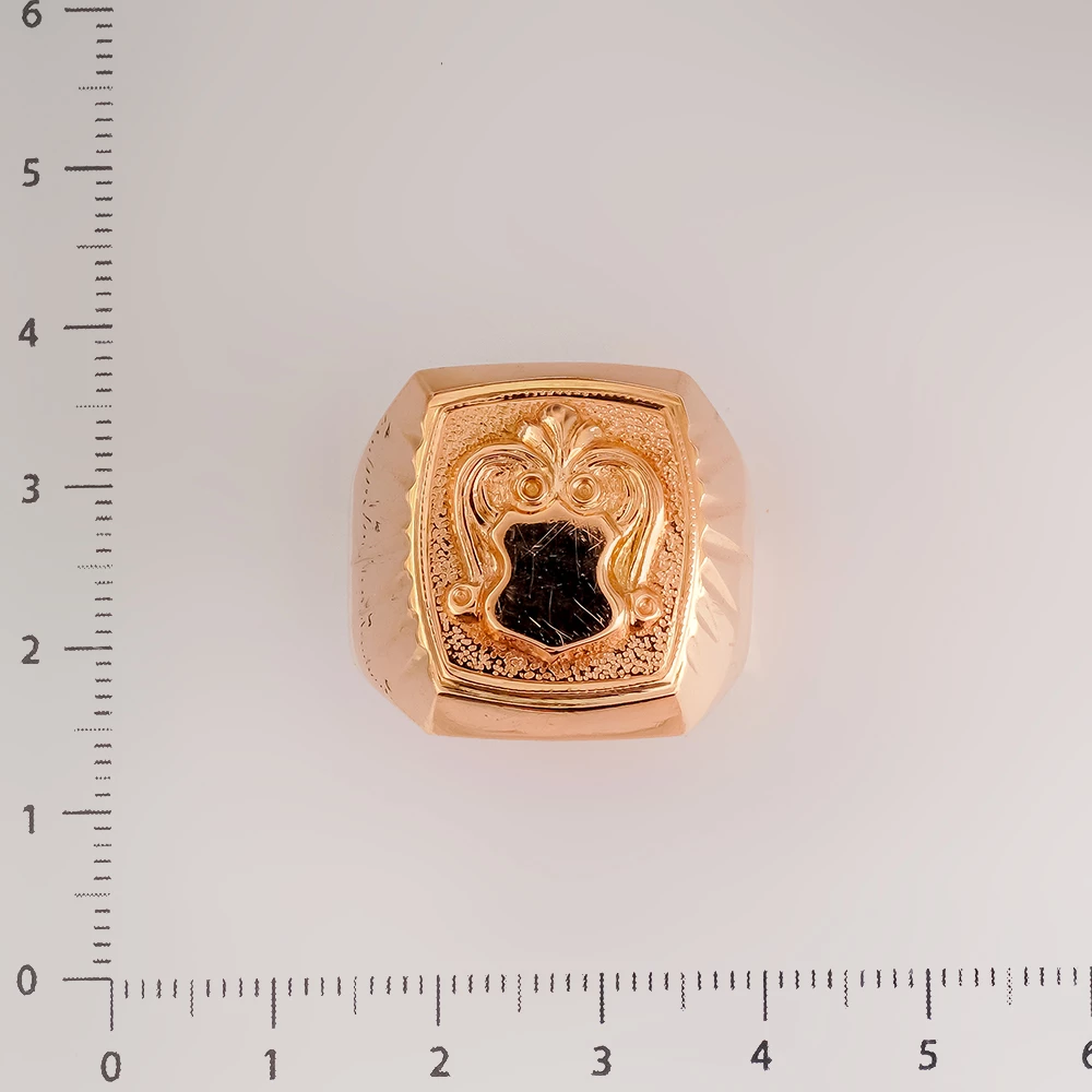 Кольцо из красного золота 583 пробы 2